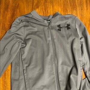 Under Armour Gray Athletic Zip-Up Jacket